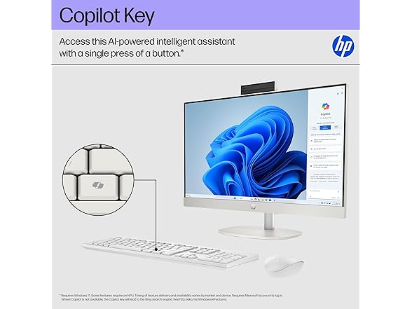 HP 23.8" All-in-One Desktop PC 24-cr0190