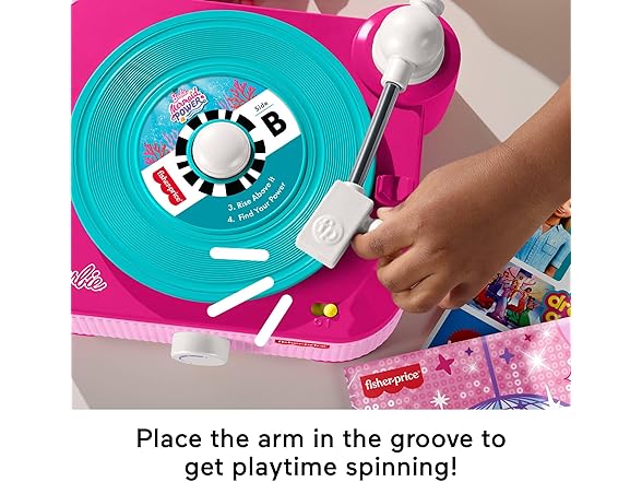 Fisher-Price Musical Toy Barbie Record Player