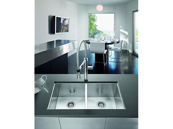 BLANCO 516211 Kitchen, 29" L X 18" W X 10" D, Stainless - Gallery 2