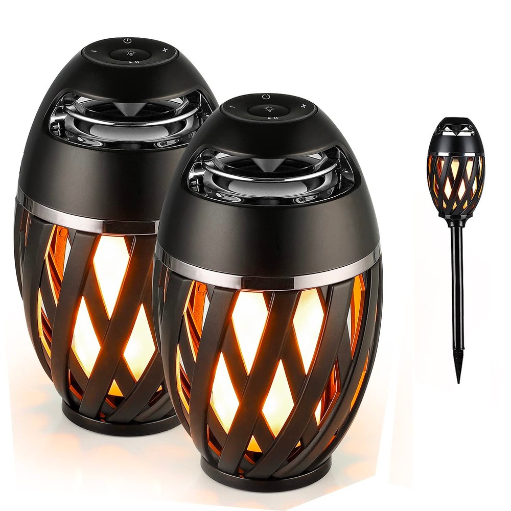 Hakol 2-Pack Tiki LED Flame Bluetooth Speakers - Gallery 11