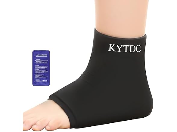 KYTDC Ankle Ice Pack Wrap for Swelling