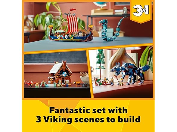 LEGO Creator 3in1 Viking Ship (Open Box)