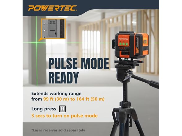 POWERTEC POWERTEC 3360 Green Laser Level