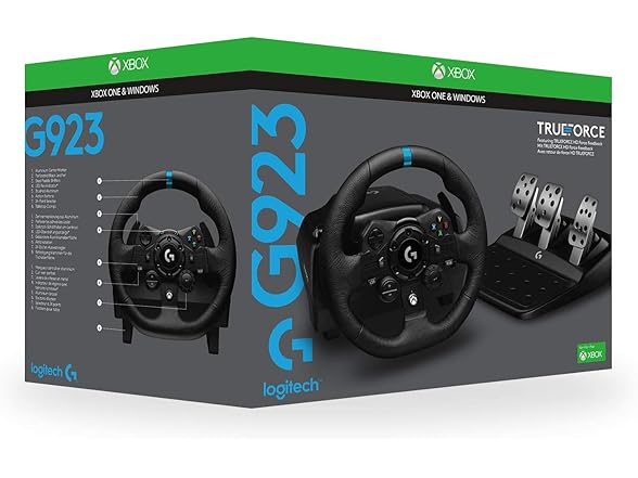 Logitech G923 Racing Wheel and Pedals
