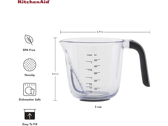 KitchenAid Universal Easy View Angled Measuring Cup