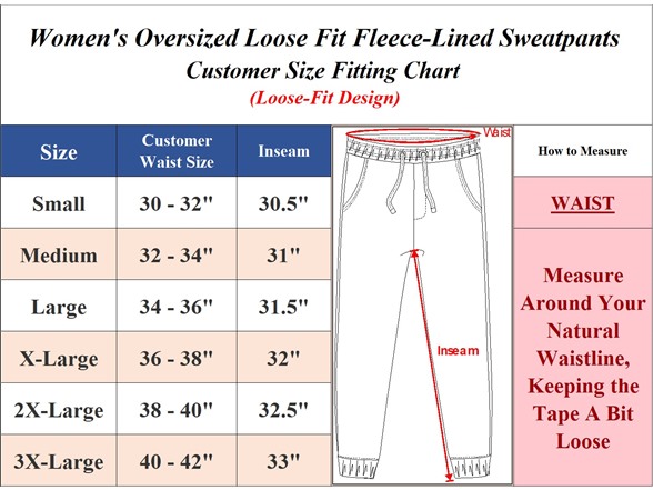 3Pk Asst Womens Super Heavyweight Sweatpants