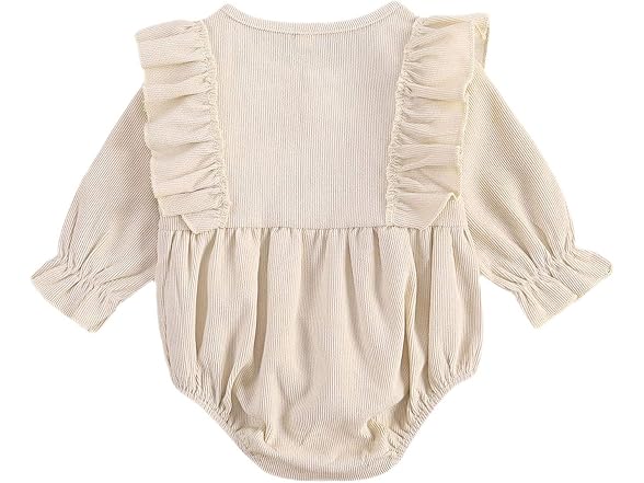 Ma&baby (3-6 MOS) Baby Girl Romper Long Bodysuit