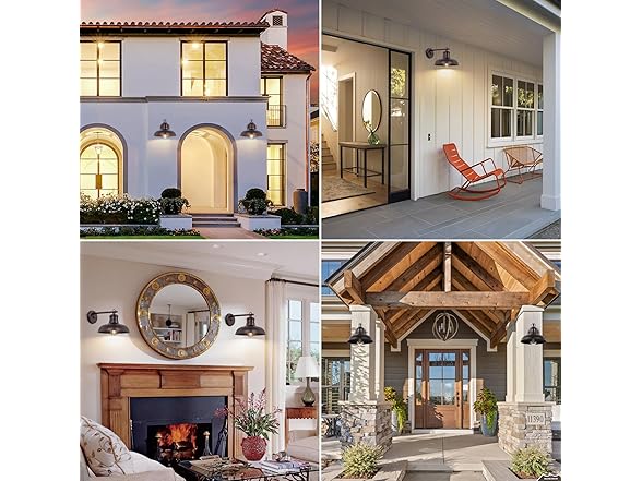 Bosceos Outdoor Wall Lights 2 Pack