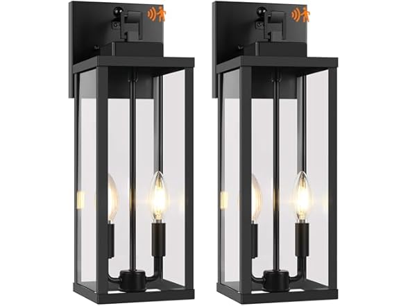 BesLowe 18” Motion Sensor Outdoor Lights