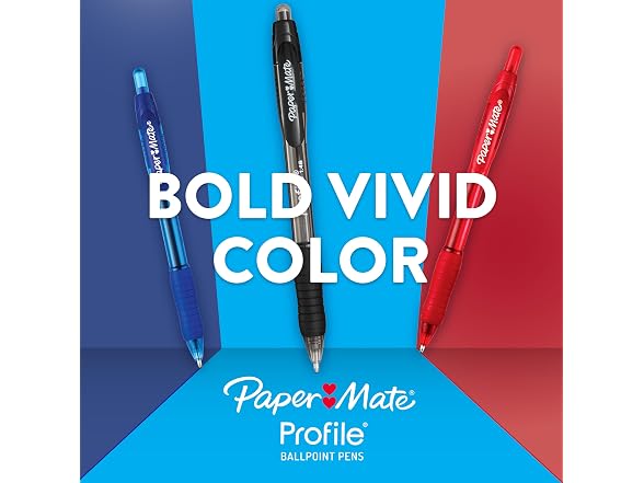 Paper Mate Profile Retractable Ballpoint Pens Bold
