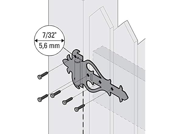 National Hardware N109-318 Rustic Gate Hinges