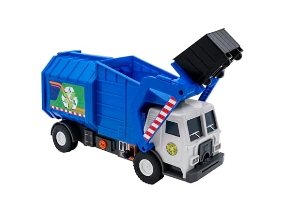 Mighty Fleet Action Drive 16” Garbage Truck Toy