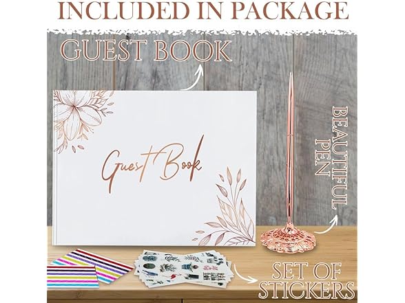 Generic P4T Store Wedding Guest Book 9x6