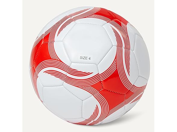 Amazon Basics Soccer Ball, Size 4, with Pump