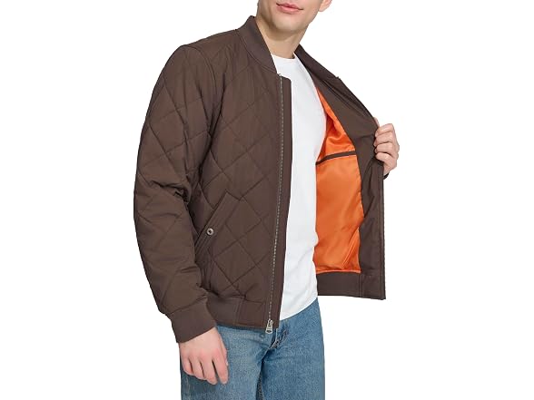Levi's Men's (2XL) Men's Diamond Quilted Bom Choco