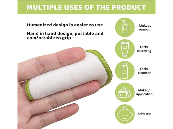 BOYYJING  Reusable Makeup Remover Pads