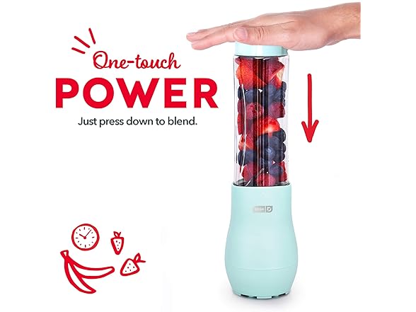 Dash Mighty Mini 10 oz Bottle Blender