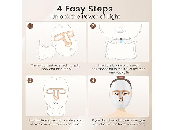 tinkoola Red Light Therapy Mask