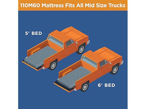 Rightline Gear Truck Bed Air Mattress 5.5 to 8 Foot