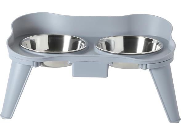 Gibson Home Wags N’ Whiskers 3 Pc Elevated Pet Bowl Set