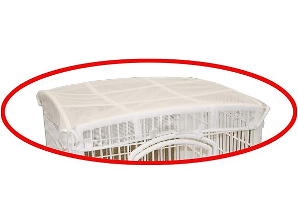 IRIS USA Playpen Cover, Mesh Top, White