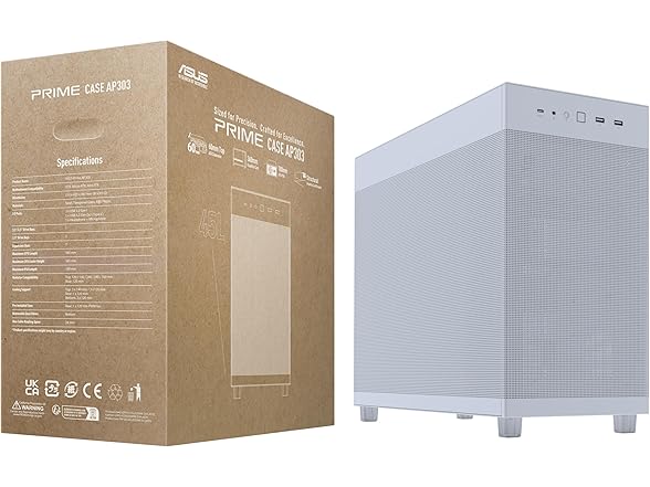 ASUS Prime AP303 White Edition ATX PC Case