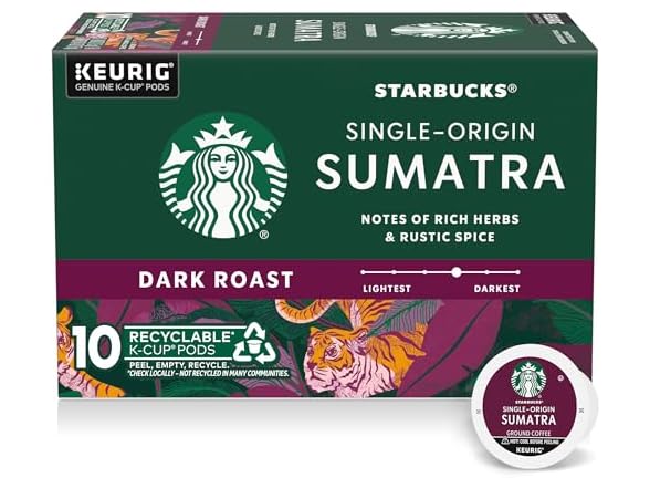 Starbucks Starbucks K-Cup Coffee Pods, Dark Roast