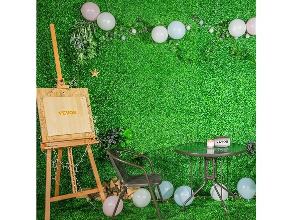 Artificial Boxwood Panel UV 24pcs Boxwood Hedge