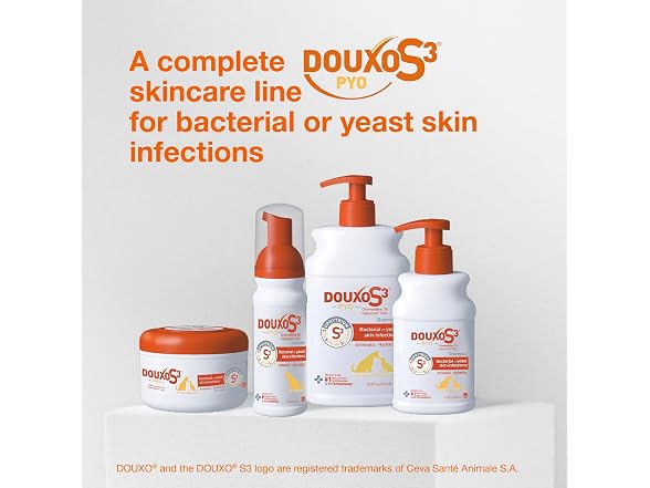 Douxo S3 PYO Pads, 3% Chlorhexidine Wipes fo