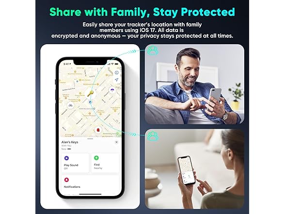 BowenBo 4-Pack Air Tracker Tags