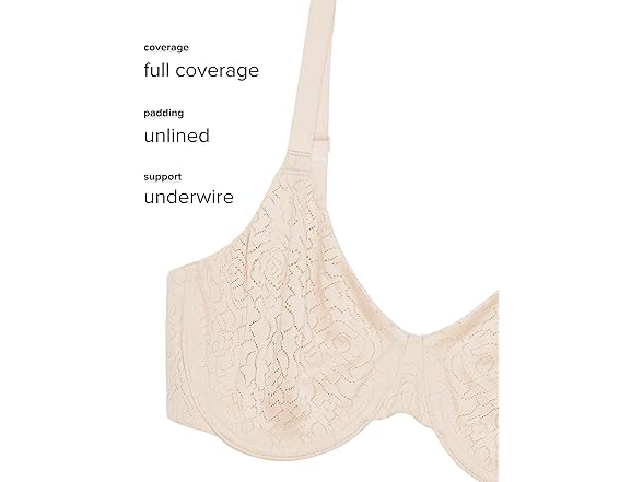 Wacoal (32DDD) Womens Inside Job Lace Bra