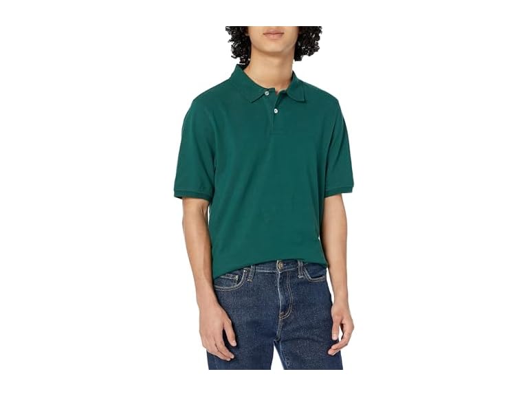 Amazon Essentials Men Cotton Pique Polo Shirt - Gallery 14