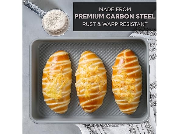 6 Pc Stackable Bakeware Set Taupe