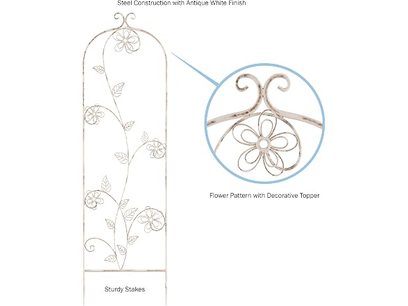 Pure Garden Garden Trellis- for Climbing Plants