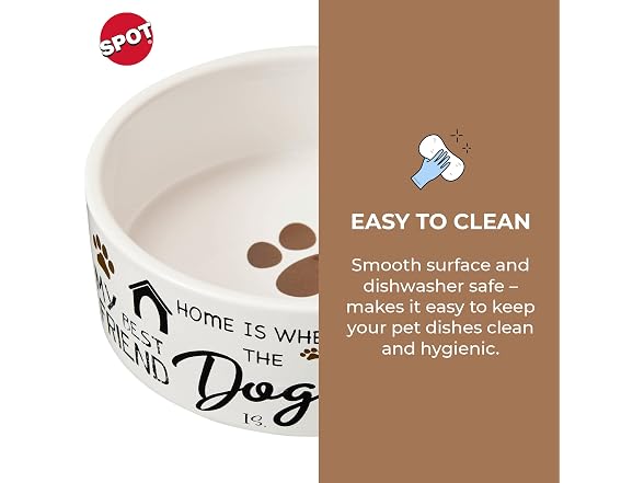 SPOT I Love Dogs Ceramic Bowl 5in 14oz