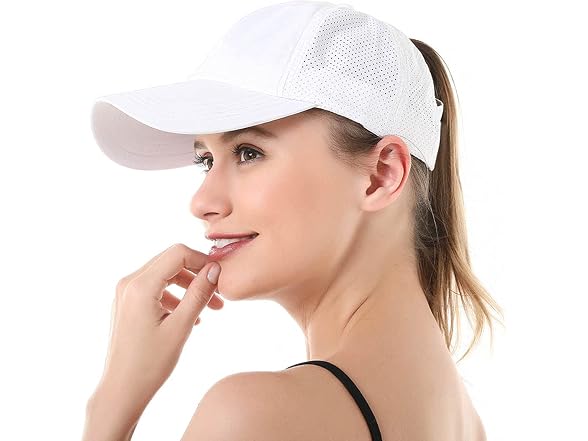 Muryobao Women (OS) Criss Cross Ponytail Travel