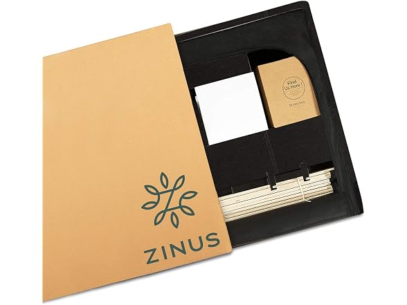 Zinus Gerard Faux Leather Upholstered Platform Bed Frame