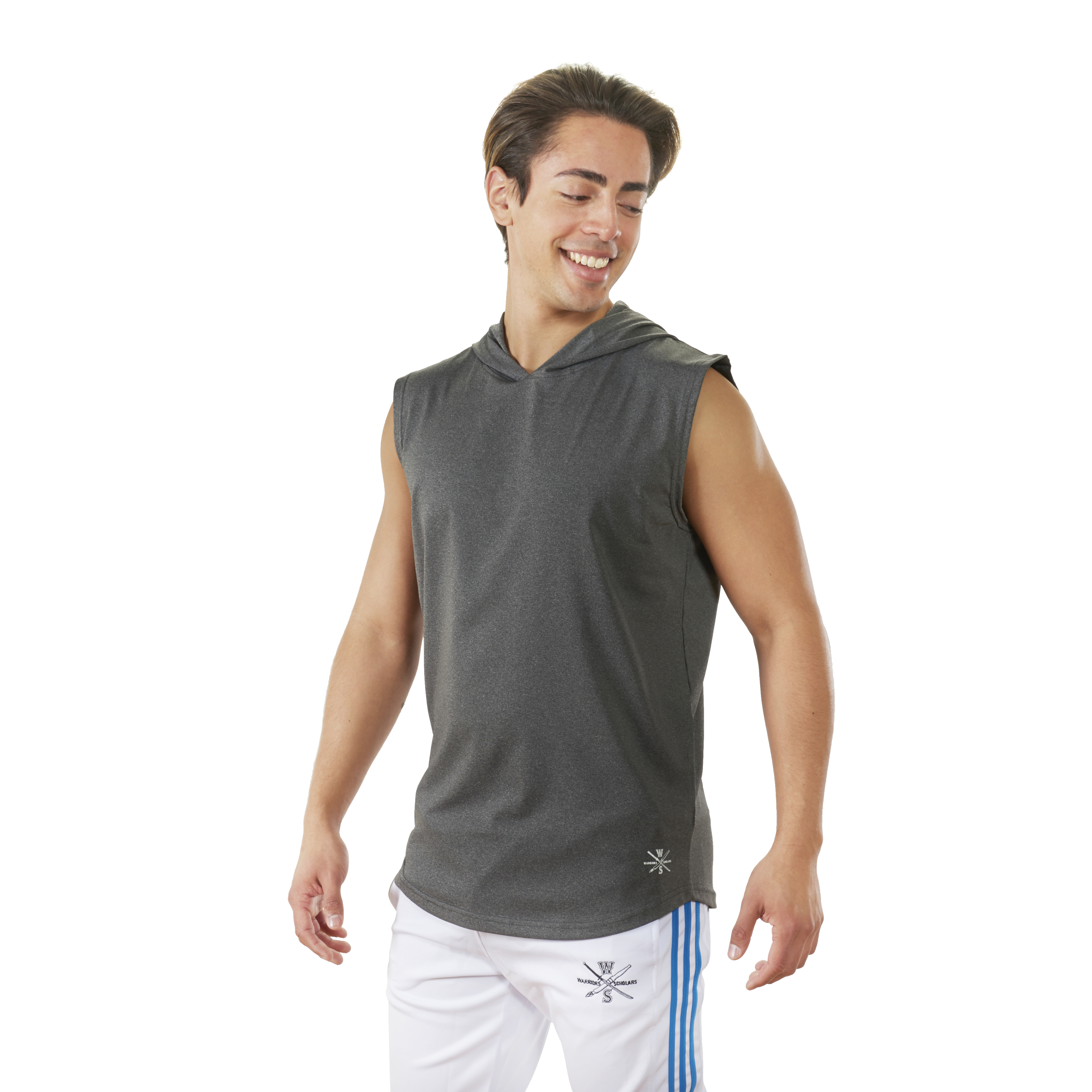 Warriors & Scholars Men's Rocko Sleeveless Hoodie - Gallery 9
