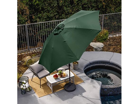 Sunline 9ft Umbrella Fiberglass Hunter Green
