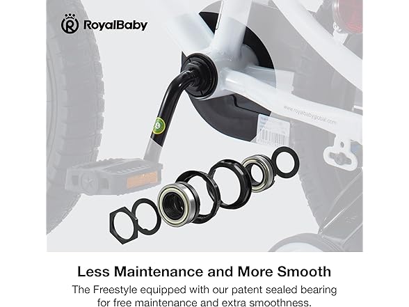 RoyalBaby Freestyle Toddlers Kids Bike 12In