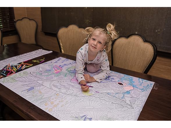 SJPRINTER Giant Coloring Poster for Kids and Adults