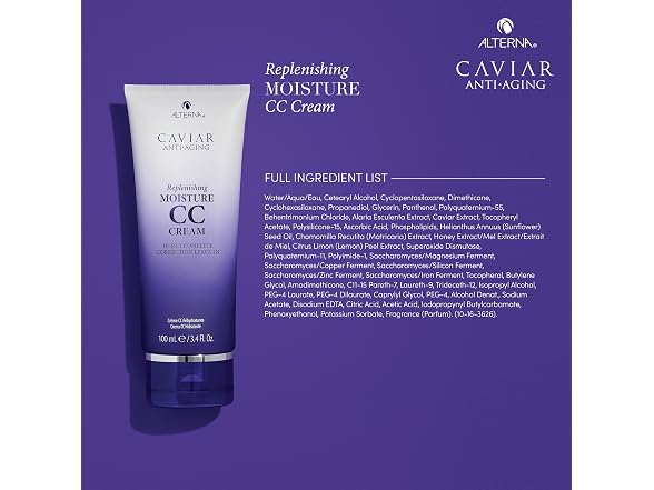 (2 Pack) Alterna Caviar Anti-Aging Replenishing Moisture CC Cream, 3.4 oz