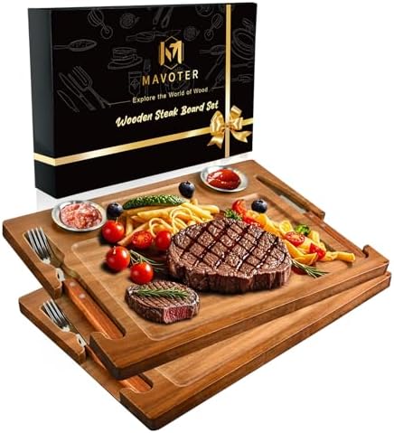 MAVOTER BC1582525090002 Wooden Steak Board