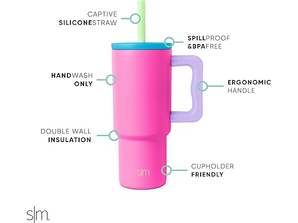 Simple Modern Kids 24 oz Tumbler 80s Mix