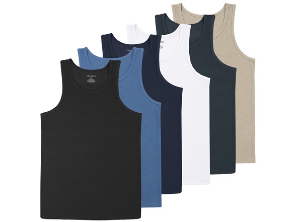 3Pk Mens Micro Waffle Tank Top