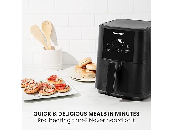 Chefman TurboFry Touch Air Fryer, 8-Quart