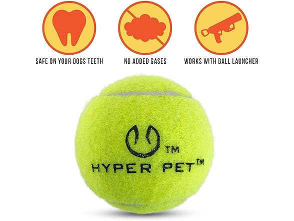 Hyper Pet Tennis Balls for Dogs; Pet Saf