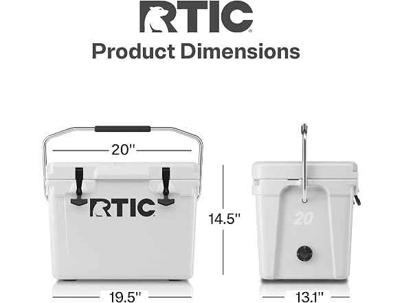 RTIC 20 QT Ultra-Tough Hard Cooler,