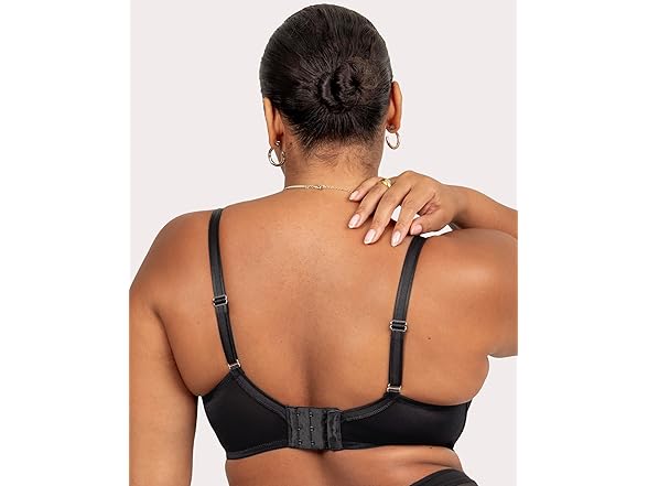 Curvy Couture Women's Bra Black (42C)