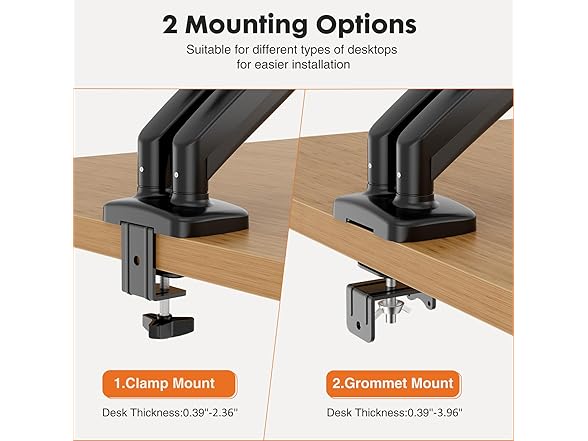 Simple Deluxe Simple Deluxe Single Monitor Arm, 13 to